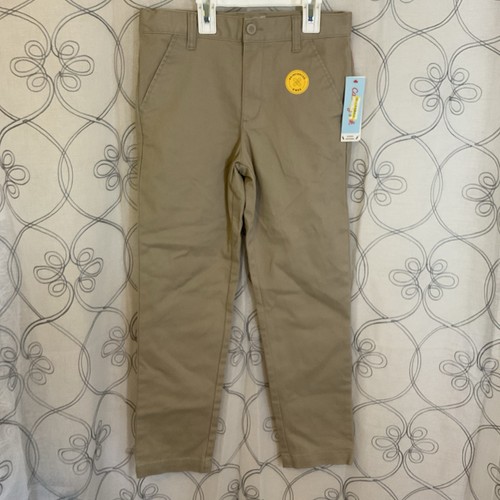 New Cat & Jack Boys Size 10 School Uniform Chino Vintage Khaki Pants