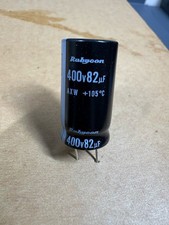 50 pcs Rubycon 400V 82uF AXW Radial Electrolytic Capacitors 105 C 16x30mm