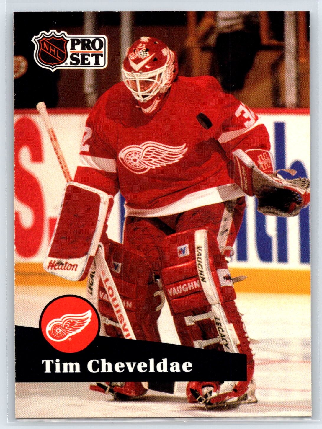 1991-92 Pro Set Tim Cheveldae Detroit Red Wings #57