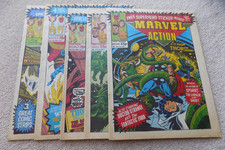 Marvel UK - Mavel Action - 5 Issue Run - #2 #3 #4 #5 #6 - 1981