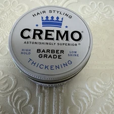 Cremo Hair Styling Barber Grade Thickening Paste High Hold Low Shine 4 Oz New