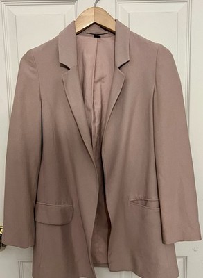 AllSaints Mauve Oversized Open-Front Blazer Women s Size US 0 / UK 4
