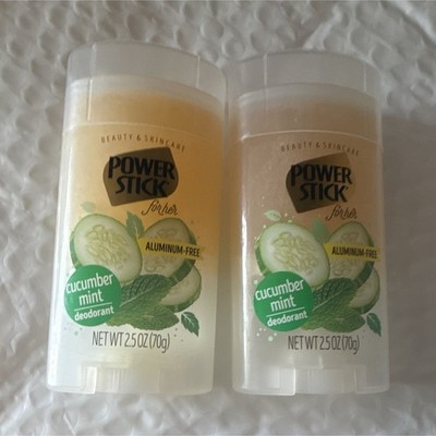 Power Stick For Her Cucumber Mint Aluminum-Free Deodorant Stick 2.5 oz 2 Pack