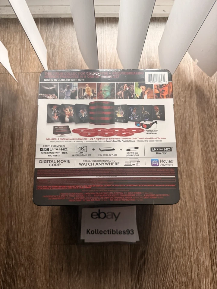 Nightmare on Elm Street 7-Film Collection 4K + Digital Limited SteelBook DAMAGED - Image 4 of 4