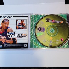 SEGA Tennis 2K2 Dreamcast NTSC-U/C E Rated 2001 Manual Multiplayer