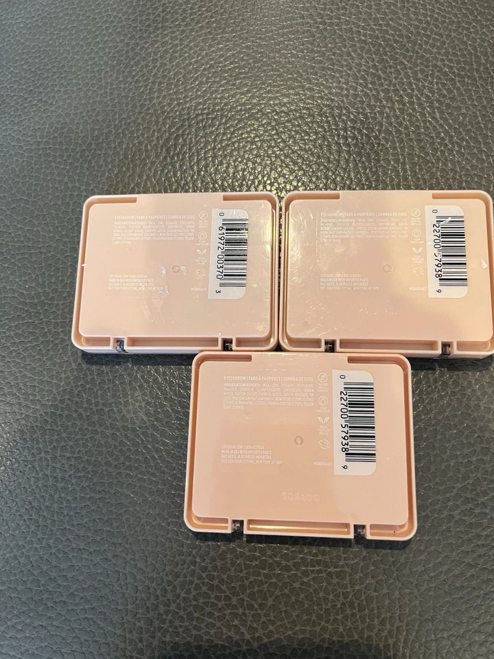 (3) Cover Girl Eye Enhancers Shadow Custom 2 #280 Natural Nudes/1 Pure Romance - Image 2 of 2