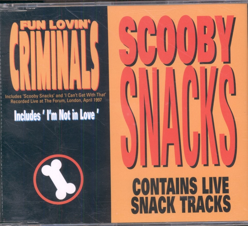 Fun Lovin' Criminals Scooby Snacks / I'm Not In Love CD UK Chrysalis 1997 single
