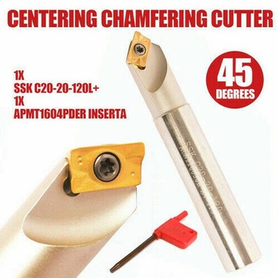CNC Turning Tool Carbide Insert Alloy Steel Centering Chamfering Tool Finishing