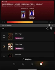 DIGITAL Topps WWE Slam 25 - BASE SERIES 1 Holiday Set 75/75 (No Award)