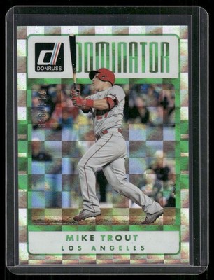 2017 Donruss #D-2 Mike Trout Dominators #/999