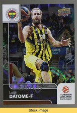 2016-17 Upper Deck Euroleague Patterned Rainbow Luigi Datome #27 READ 3a3
