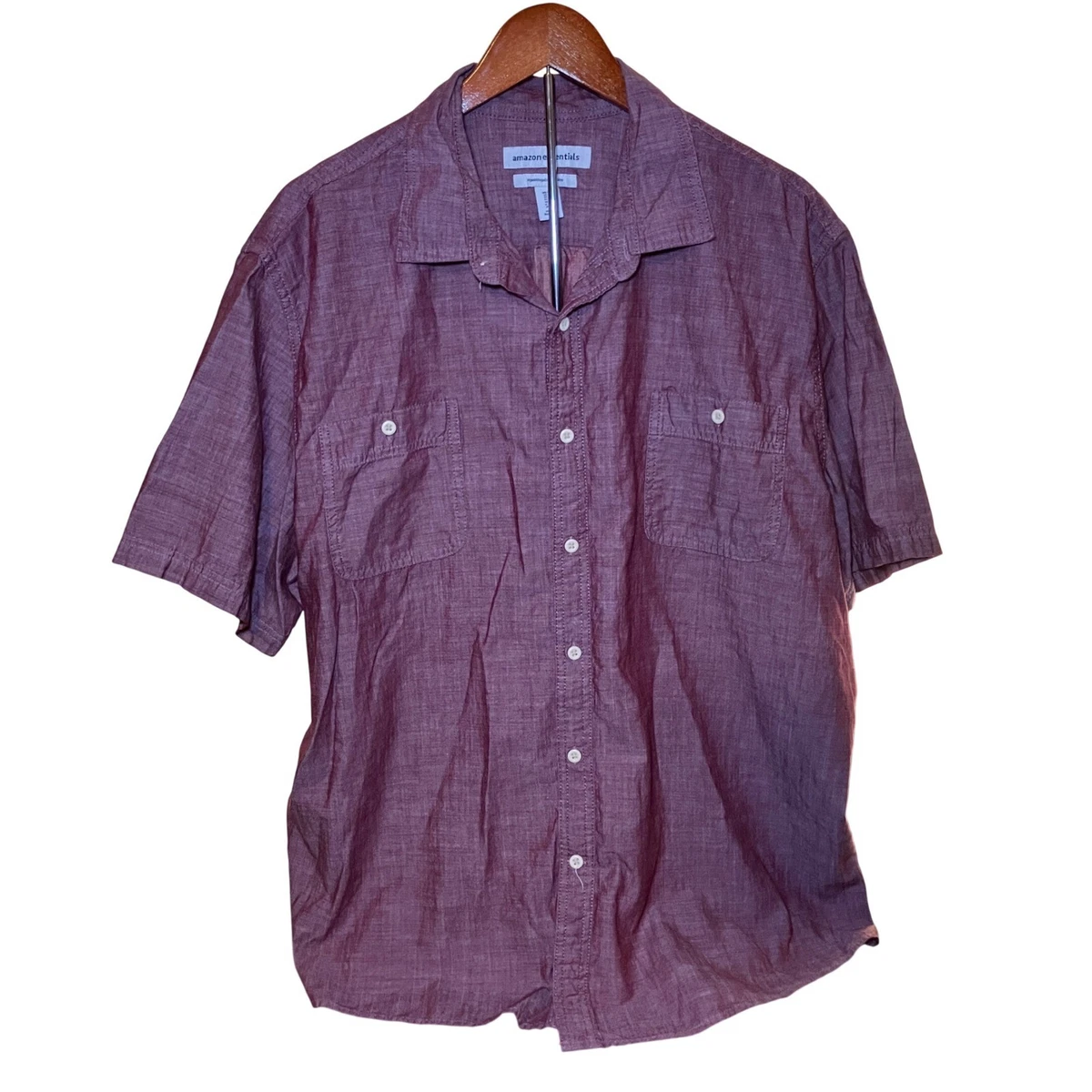 Essentials Button-Up Casual Button-Down Shirts for Men for sale | eBay