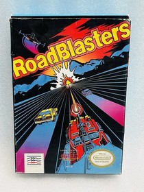 RoadBlasters NINTENDO NES Cartridge CASE Driving ROAD BLASTERS BOX & GAME