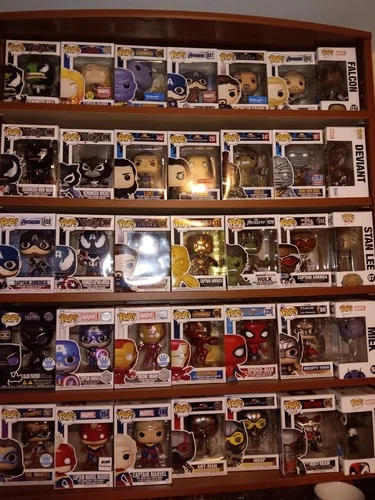 Various Marvel Funko Pops Lot of 35 Figures. MCU - Thor, Capt. America