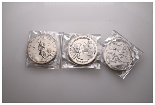 Russland Lot 3 x 3 Rubel 1992/92/92 Cu-Ni PP - Picture 2 of 2