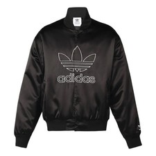 NWT MENS M Adidas Originals Adicolor Trefoil Satin Bomber Jacket H09165