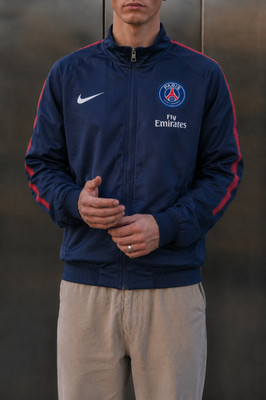 Nike PSG Paris Saint Germain Trainingsjacke Dri-FIT Blau Gr. M Track Jacket