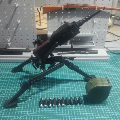 3D Printed 1:6 Scale Russian Army AGS-17 Automatic Grenade Launcher Toy Model