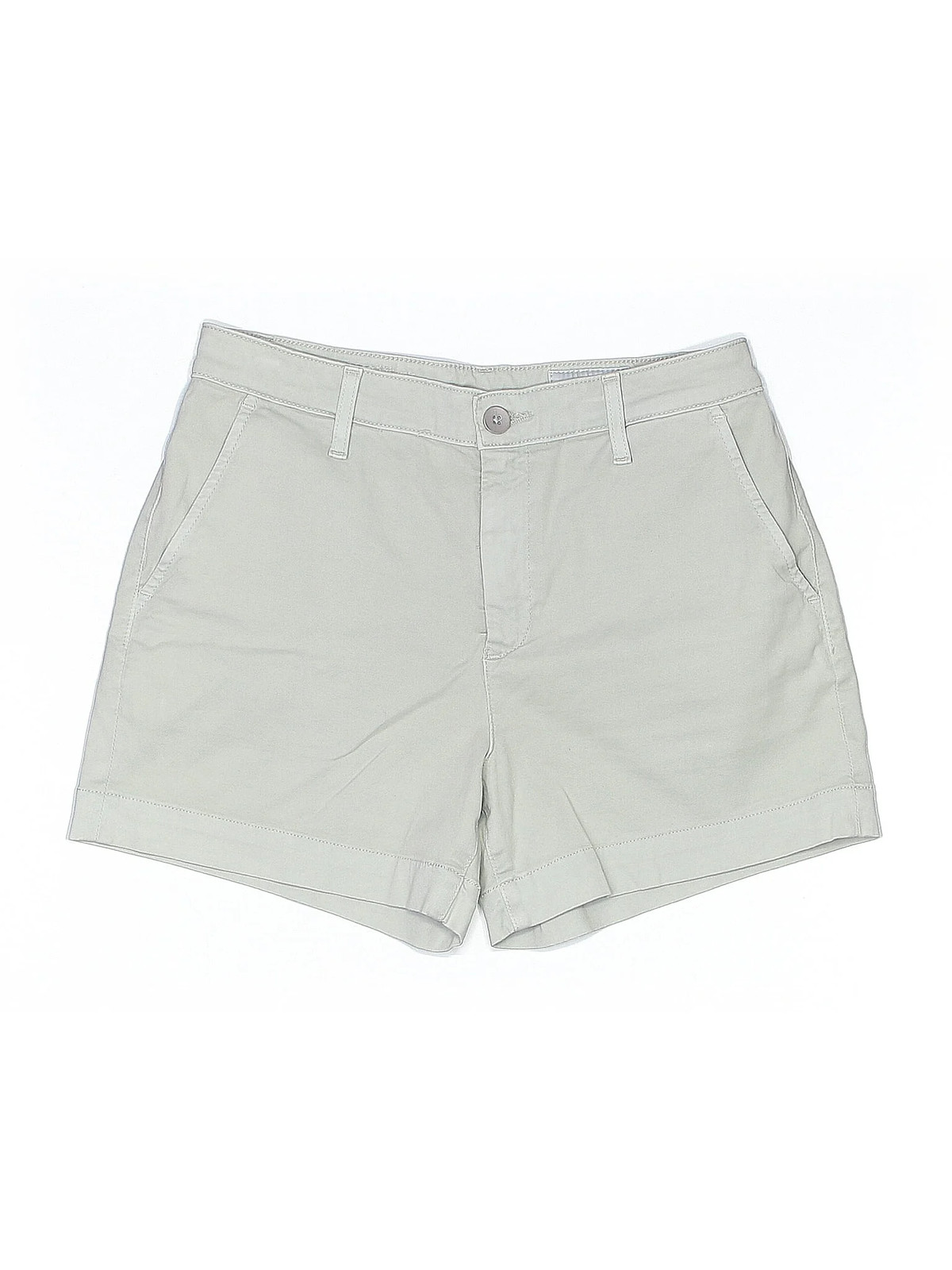 Adriano Goldschmied Women Gray Khaki Shorts 26W