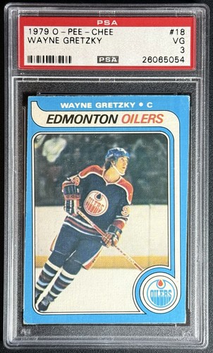 1979-80 O-Pee-Chee Wayne Gretzky #18 Rookie RC PSA VG 3