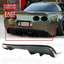 For Corvette C5 97-04 Carbon Fiber Direct Add-on Shark Fin Rear Bumper Diffuser For Corvette C5 97-04 Carbon Fiber Direct Add-on Shark Fin Rear Bumper Diffuser