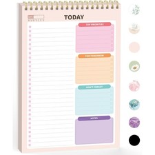 To Do List Notepad for Work and School Daily Planner Organizer Undated Task