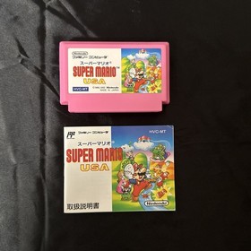 Super Mario Bros Usa Cassette And Instruction Manual Famicom Fc Family Computer 