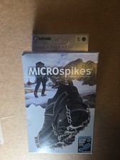Kahtoola MICROspikes -snow, ice, trail hiking crampons - BLACK, Small