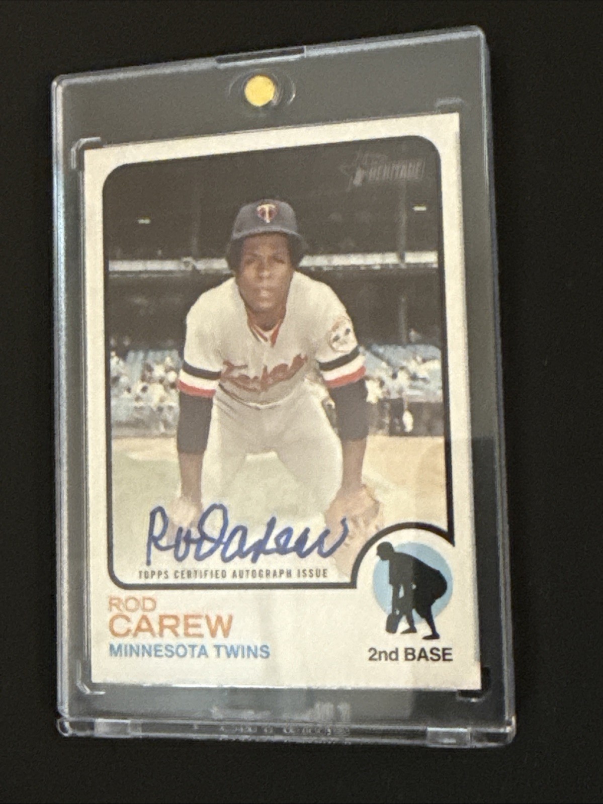 2022 Topps Heritage - Real One Autographs Rod Carew #ROA-RC (AU)