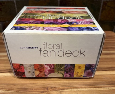 #ad John Henry Floral Fan Deck Reference Guide Boxed Set Florist Design Wedding Rare $199.99
