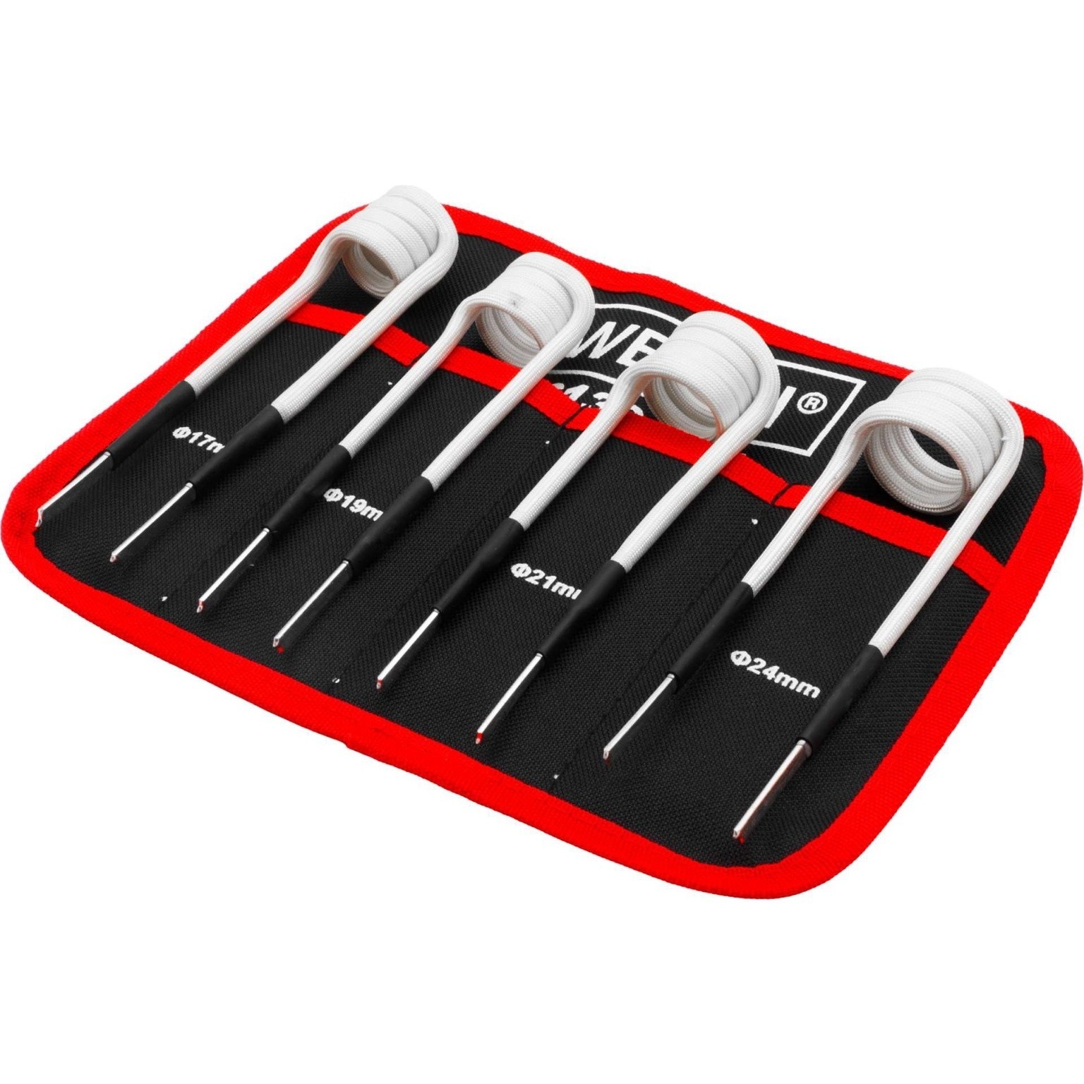 Welzh Werkzeug Locking Wheel Nut Remover Induction Coil Kit, 17, 19, 21 & 24-mm