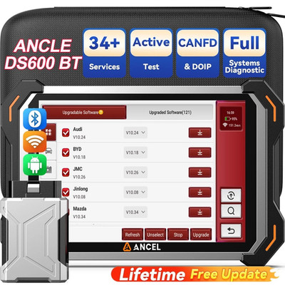 ANCEL DS600BT Bluetooth OBD2 Scanner Car Diagnostic Tool Active Test Free Update