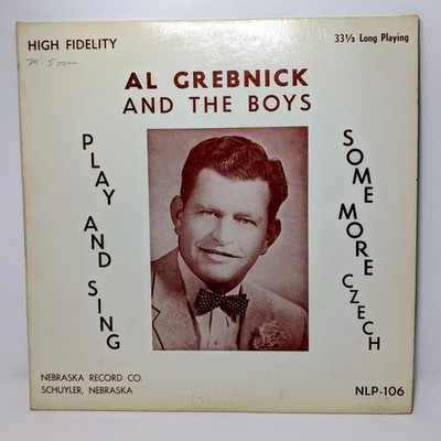 LP Al Grebnick And The Boys Play And Sing Some More Czech NLP-106