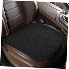 Car Seat Cover, Breathable  Anti-Slip Linen Auto Front Seats Bottom Black