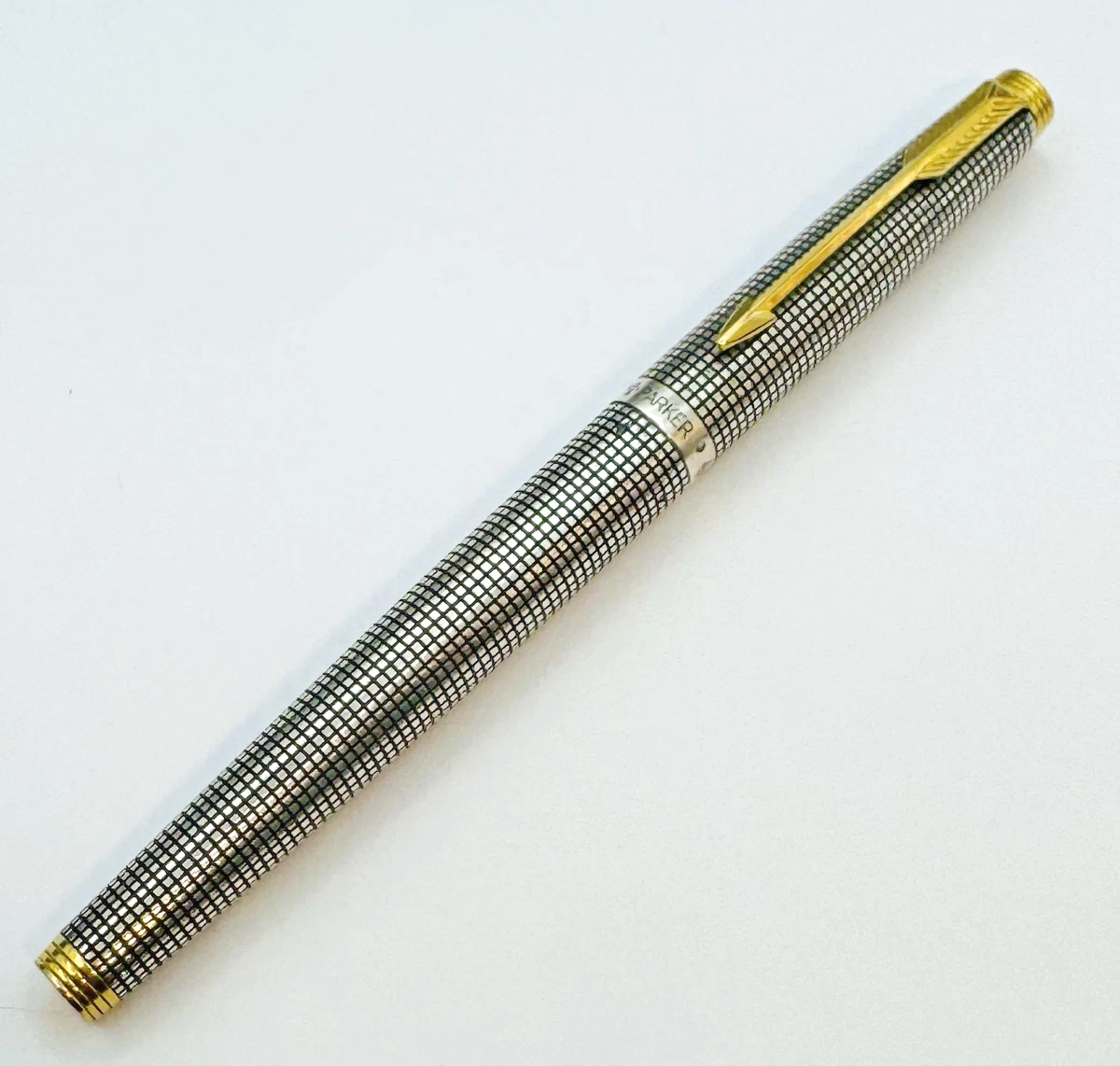 Parker Gold, 14K Nib Sterling Silver Collectible Fountain Pens for