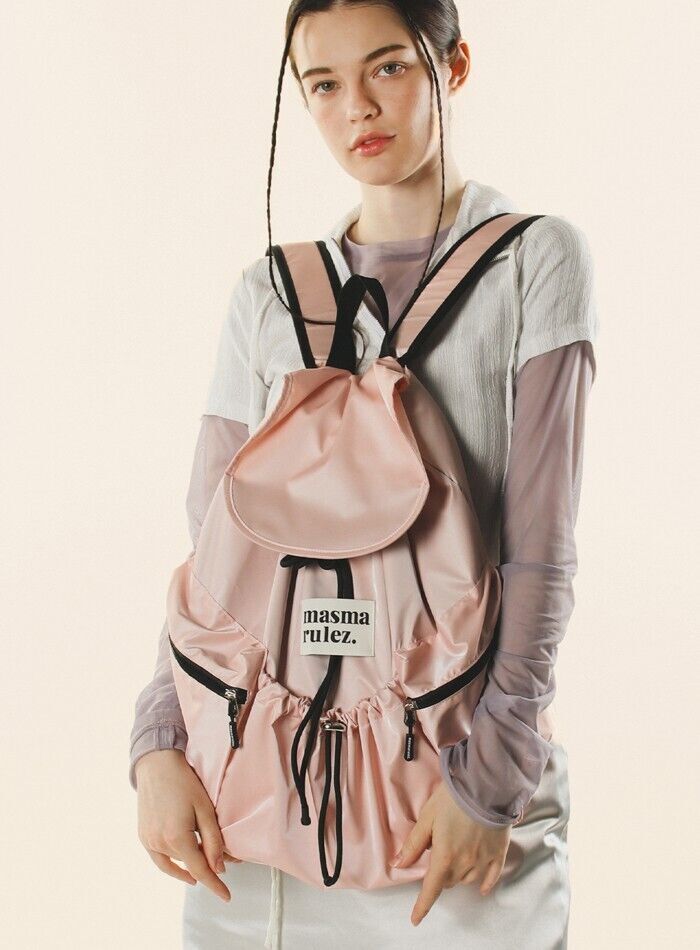 ☆masmarulez☆String flap backpack☆ Masmarulez] Korean