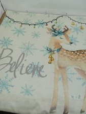 4 Throw Pillow Cases Winter 17.5"x17.5"