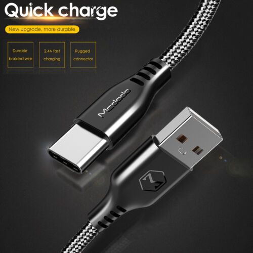 Mcdodo 2.4A USB Charger Data Cable Cord for Samsung Galaxy S24 S23 S22 S21 Ultra - Picture 1 of 10