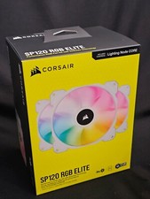 CORSAIR iCUE SP120 RGB ELITE Performance 120mm Triple Fan Kit WHITE BRAND NEW