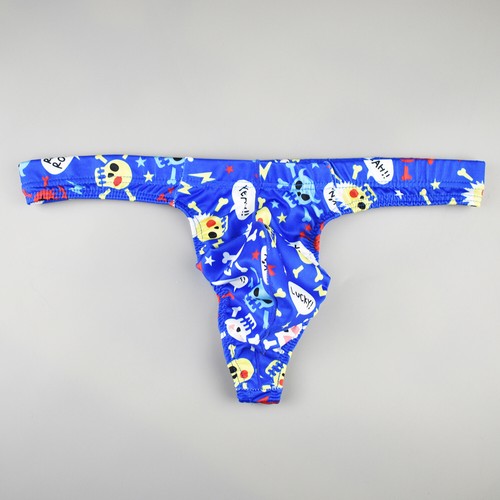 Mans Males Thong Boys Underwear Skull Tangas Pouch Sock Boytoy Broekies S M L XL - Picture 16 of 21
