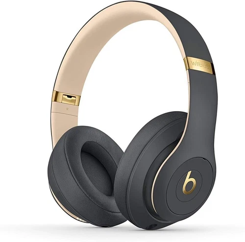 Wireless Bluetooth noise-cancelling music Sports headphones - Black gold