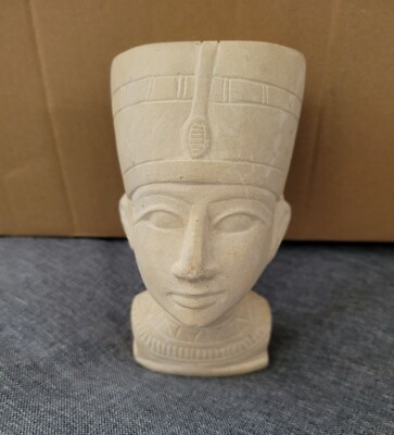 Ägypter Steinalbaster Nofretete Kopf aus den 80er Jahren