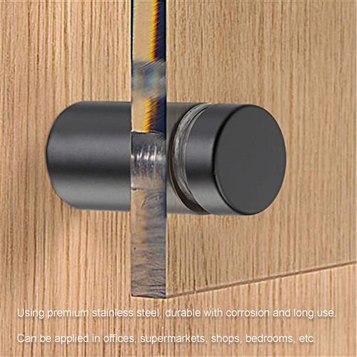12Pcs Standoff Screw Stainless Steel 19x50mm Wall Mount Advertising Fastener Set - Afbeelding 3 van 12