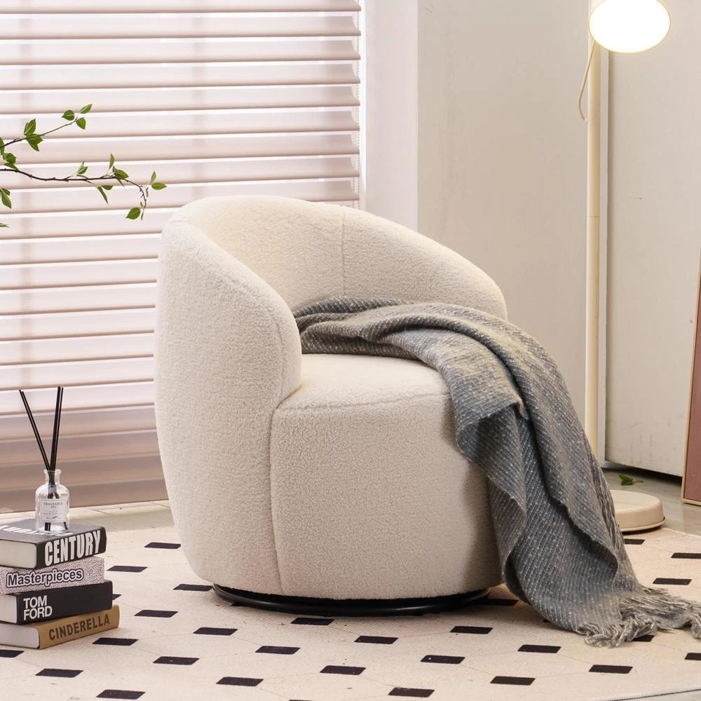 Barrel chair black sale