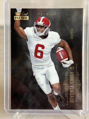 2021 Wildcard Matte Black Devonta Smith Base /349 PHILADELPHIA EAGLES RC