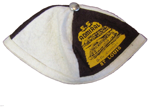 S.S. Admiral St. Louis "On The Mississippi" Collectible Vtg 1950's Beanie/Hat - Picture 2 of 12