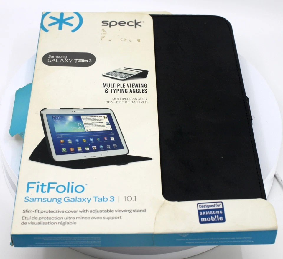 Folio Case for Samsung Galaxy Tab Speck Fitfolio Impact Absorbing 3 10.1" - NEW - Image 2 of 4