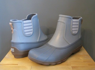 sperry boots womens grey
