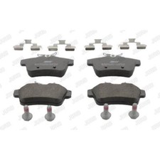 JURID Bremsbelagsatz Scheibenbremse Hinterachse für Citroën C4 II B7 1.6 VTi