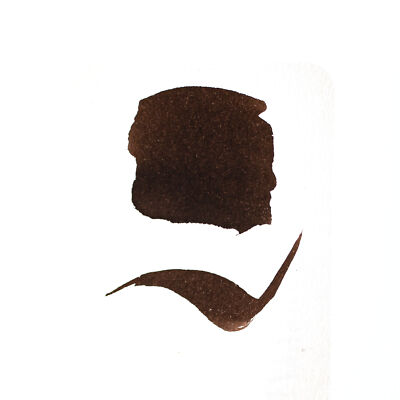 Ostrich Fountain Pen Ink Bottle, Polar Night, Brown-Black, 45ml